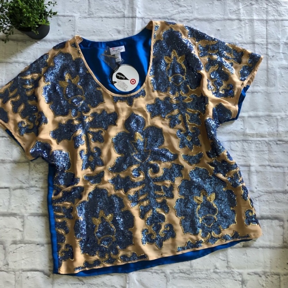 Tracy Reese sequin blouse! So cute!